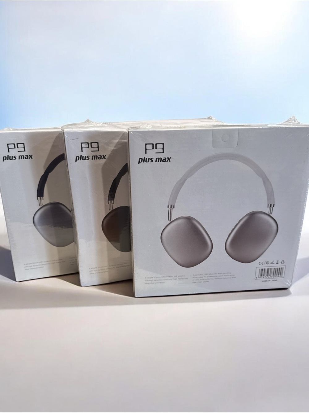 P9 Plus Max Wireless Headphones - set of 3 mystery colors